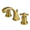 Kingston Brass KS4947ZX 8" Widespread Bathroom Faucet, Brushed Brass KS4947ZX